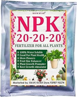 RAVK KVAR Npk 20 20 20 Fertilizer For All Garden Plants And Pot Plants (10 Kg), Powder