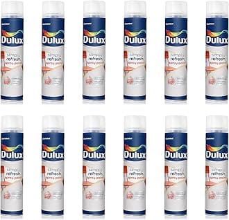 Dulux Simply Refresh Spray Paint | DIY, Quick Drying Gloss Finish for Metal, Wooden Furniture, Plastic, Walls, Cars & Bikes – 12 X 400ML (Dark_Brown)