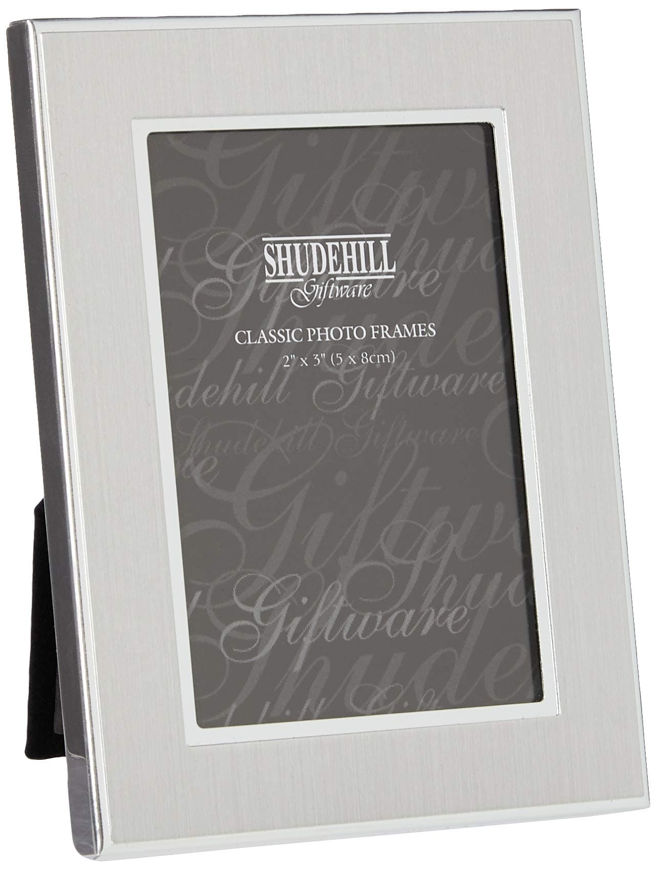 2" x 3" Plain Satin Silver Classic Photo Frame Gift Present 24123