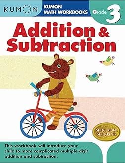 Kumon Publishing North America Grade 3 Addition & Subtraction Math Workbooks)