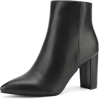 Women's Platform Chunky Block Heel Ankle Booties