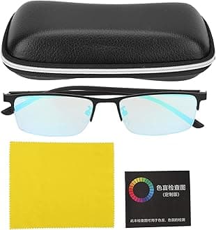 Color Blind Correcting Glasses for Men & Women - Red Green Color Blindness Glasses with Storage Box