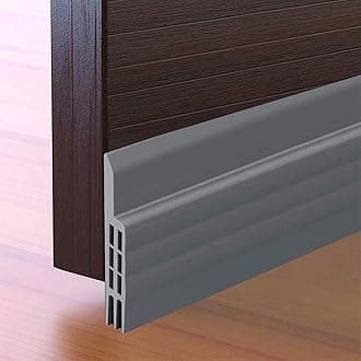 Door Draft Stopper Under Door Seal for Exterior/Interior Doors, Door Sweep Strip Under Door Draft Blocker, Soundproof Door Bottom Weather Stripping, 2" W x 39" L, Grey