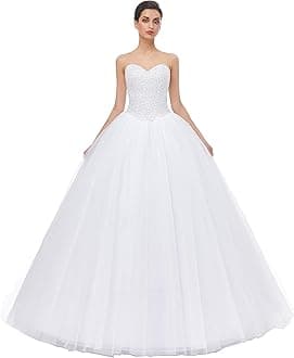Womens Ball Gown Formal Wedding Ball Gown