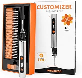 Customizer Engraving Pen (Formerly Culiau): Ultimate Cordless Portable Tool for Artists & DIYers - Engrave 50+ Surfaces - Beginner Friendly - Rechargeable - Free 30 Bits & Mastery Guide