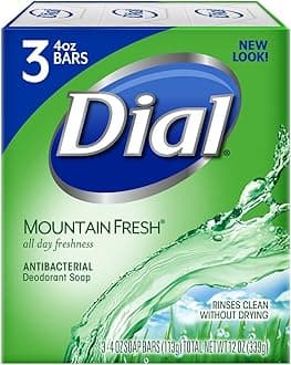 Antibacterial Bar Soap, Mountain Fresh, 4 Ounce, 3 Bars