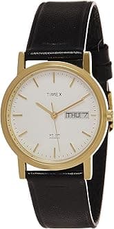 TIMEX Classics Analog Watch for Men with Round Dial & Water Resistant Man's Wrist Watches