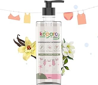 Koparo Undergarment Liquid Detergent For Men & Women | 380ml | Vanilla & White Jasmine | No Soaking Required