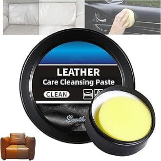 ZXCVWWE 260G Leader Cleaning and Care Cream & Cleaning Paste for Leather Care, Automotive Interior Leather Cleaning Cream, Car Leather Conditioner Oil Paste, Leather Repair Kit for Car, Furniture