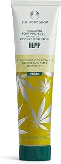 The Body Shop Hemp Foot Protector (1x 100ml), Hemp Foot Cream, Heavy-Duty Foot Cream, 96hr Moisture for Dry Skin, With Hemp Seed Oil & Shea Butter, Vegan Foot Moisturiser, Smooths & Softens Feet