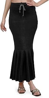 Mehrang Stretchable Saree Shapewear Petticoat for Women, Cotton Blended,Petticoat,Skirts for Women,Shape Wear Dress for Saree