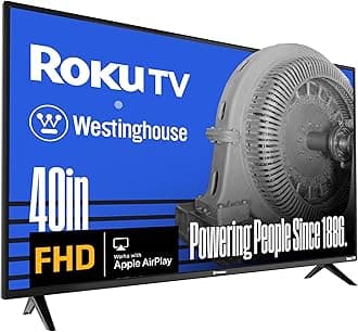 Roku TV - 40 Inch Smart TV, 1080P FHD Television with Wi-Fi Connectivity and Mobile App, Flat Screen, Bluetooth, Compatible with Apple AirPlay, Alexa and Google Assistant