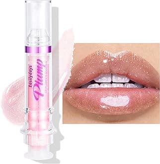 Lip Plumping Booster, Spicy Lip Lipstick, Lifting Lip Gloss, Hydrating, Volumizes & High-Shine Plumping Lip Glass Mirror Lip Glaze Lip Makeup, Plump & Pout Lip Plumper for Women Girls (#02)