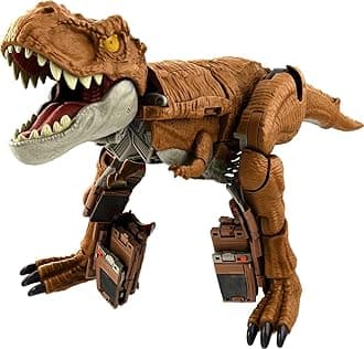 Jurassic WorldTransforming Toy, Tyrannosaurus T Rex Dinosaur to Truck, Chase N Roar