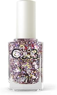 Color ClubNail Lacquer Nailmoji, Holographic Glitter Vibes, 0.5 Fluid Ounce