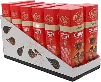Chic n Choc Caramel Chocolate Curls 12 x 125 g