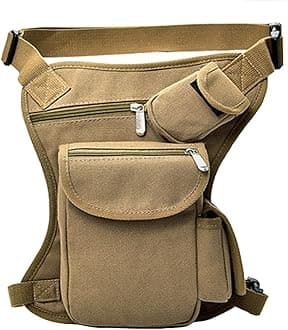 FiveloveTwoHiking Waistpacks Small Multi-Purpose Drop Waist Leg Bag Military Utility Tactical Hip Molle Pack Sport Camping Hiking Motorcycle Racing Thigh Pouch