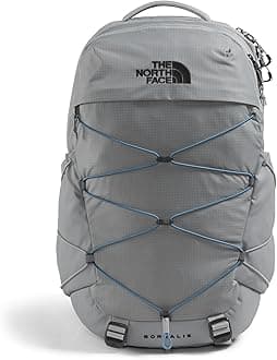 Borealis Commuter Laptop Backpack - Water Repellent, Laptop Sleeve, Large Main Compartment, Concrete, One Size