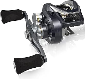 Tempo Baitcasting Reel Vertix LP Plus, High-Tech Innovative Baitcasting Reel, 9 + 1 BB, Low Profile & Lightweight, Powerful & Durable, 6.6:1 Gear Ratio, Great Value