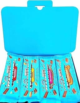 Beast Chocolate Bar Hamper Gift Box | 4 bars | Second Edition | 1x Milk, 1x Peanut Butter, 1x Crunch, 1x Almond | BY INTERGALACTIC SWEETS