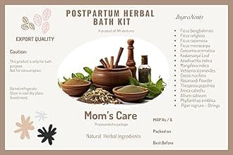 - Kerala Ayurvedic Organic Postpartum Bath Kit – 45-Day Herbal Recovery for New Moms | Post-Delivery Healing, C-Section & Vaginal Birth Care | 13 Traditional Herbs | Natural Postnatal Care Kit for New Mothers + Free usage guide.