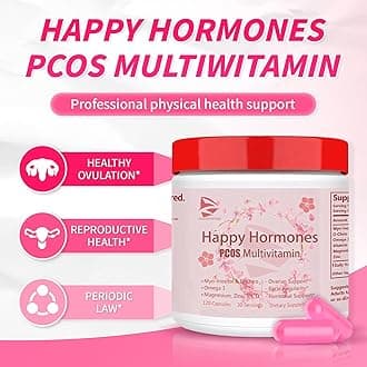 HAIION New Upgrade PCOS Multivitamin,2024 Multivitamin,Hormone Balance for Women-Cycle Support Supplements-Menopause and Mood Support Supplement PMS Support for Women (480 Capsules (Pack of 4))