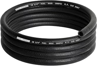 3/4 Fuel Hose Line Push Lock NBR Rubber SAE 30R7 10FT 200PSI