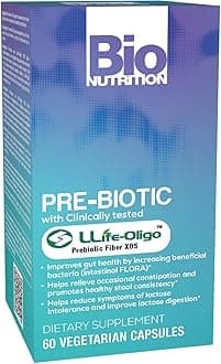 Bio Nutrition Pre-Biotic With Llife-Oligo 1400 Mg., 60 Vegetarian Capsules