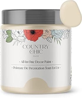 Chalk Style Paint - for Furniture, Home Decor, Crafts - Eco-Friendly - All-in-One - No Wax Needed (Cheesecake [Off White], Sample (4 oz))