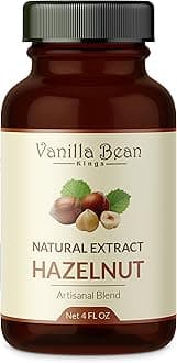 Natural Hazelnut Extract for Baking and Flavoring - 4 OZ - Premium Quality Natural Flavors for Baked Goods, Desserts, & Cooking