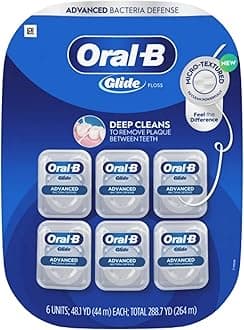 Oral-B Glide Pro-Health Advanced Floss, 43.7 yards (Pack of 6)