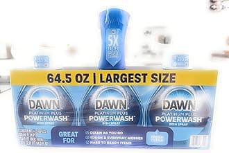 Platinum Powerwash, Fresh Scent, 1 Starter Kit + 2 Refills (21.5oz each - 3 Piece Set)