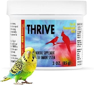 Morning Bird Thrive 3 Oz - Multi-Vitamin Bird Supplement Designed for Immune and Recovery Support - Formulated for Sick or Injured Birds - Protein Supplement and Energy Booster for All Adult Birds