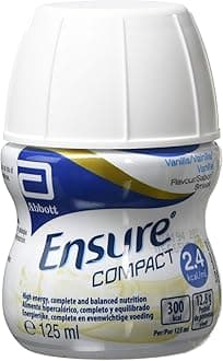 Compact, nutritional supplement drink, vanilla flavour, contains protein, vitamins and minerals (24 x 125ml bottles)
