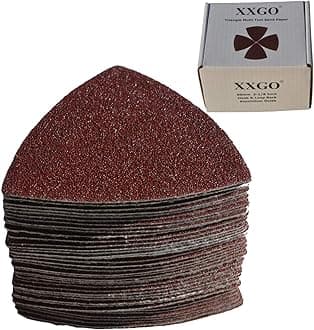 XXGO 55 Pcs 80mm Triangle Sanding Pads
