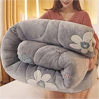 RRNAR Down Duvet, Cashmere Quilt, Quilt/quilts, Comforter, Winter Quilt Thicken Lamb Cashmere Duvet for All Seasons, Soft and Durable Heavy Quilts, Machine Washable,K,200x230cm(5kg) [Energy Class A]