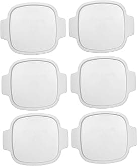 Stovetop A-1-PC 1.5 Quart Square White Plastic Lid - 6 Pack
