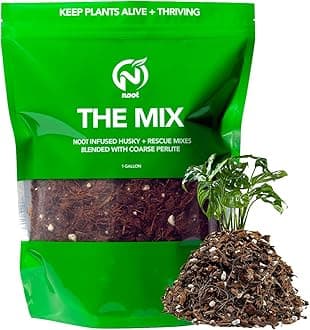 Noot Potting Soil Mix for Indoor & House Plants – 1 Gallon – Orchid, Succulent, Cactus, Aroid, Houseplant, Monstera – Bio-Organic – Fast Draining – Rapid Root Growth – Pre-Soaked & Ready to Use
