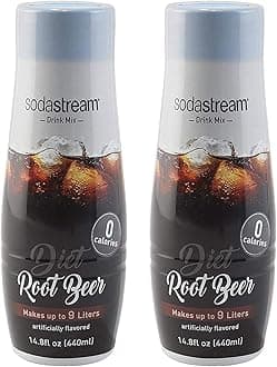 SodaStream Diet Root Beer, 440ml 2 Pack, 14.8 Fl Oz