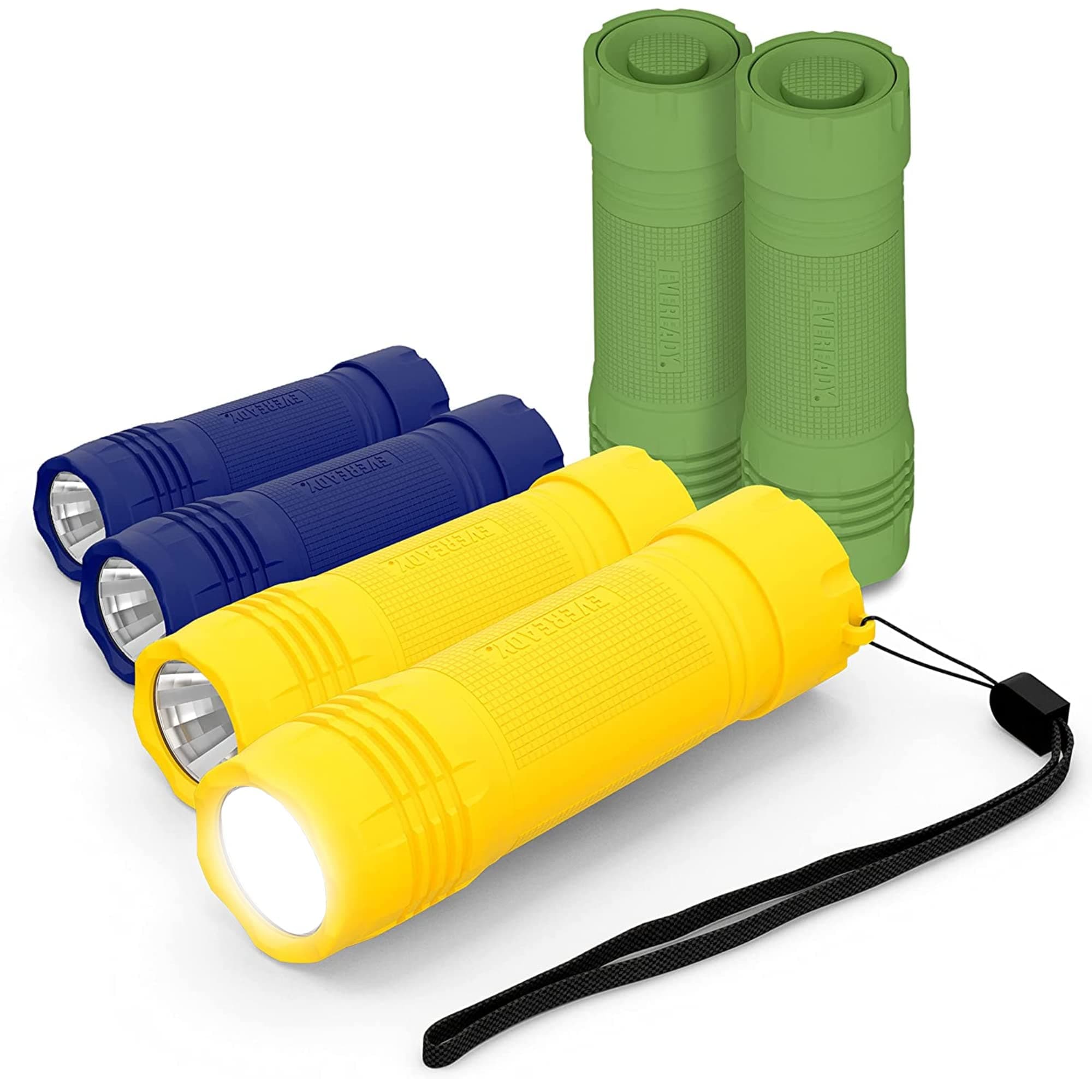 EVEREADY LED Flashlight Multi-Pack, Bright and Durable, Super Long Battery Life, Use for Emergencies, Camping, Outdoor, Batteries Included