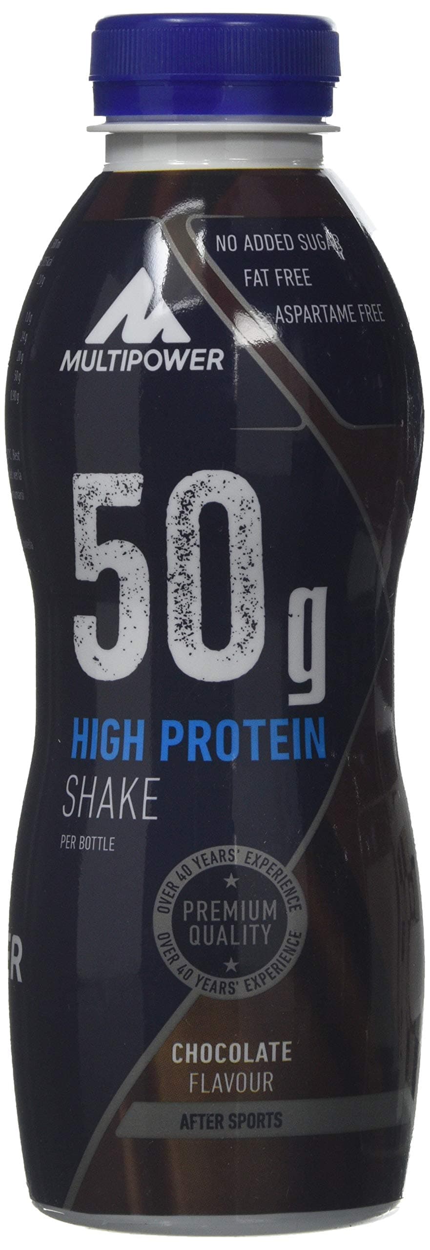 Multipower Protein Shake, 500 ml, Chocolate, 12-Piece
