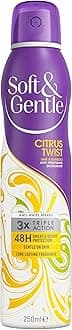 Soft & Gentle Citrus Twist Anti-Perspirant Deodorant Spray, 250ml