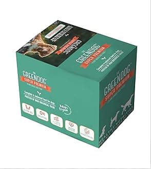 The Green Dog Adult Dog Food 400grams Vegan | Veg Adult Dry Dog Food | Naturally Hypoallergenic | Gluten Free | Vegetarian | Healthy Heart| USFDA Approved Food Grade(Pack of 5)