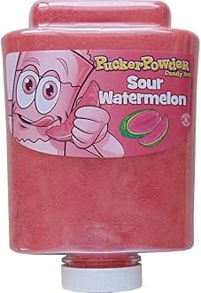 Pucker Powder Sour Watermelon,Party Favors - Weddings - Receptions - Bridal and Baby Showers - Birthdays - Toppings - Decorations, 9.5oz: - 1 Ct