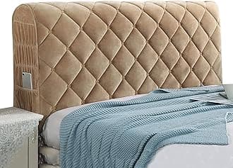 Headboard Covers Slipcover, Stretch Bed Headboard Covers, Small Square Jacquard Dustproof Protector Cover for Upholstered Headboard (Milk White, Queen Headboard Length ( Color : #26 , Size : 220cm/87i