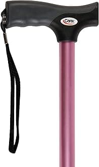Carex Soft Grip Cane, Soft Pink