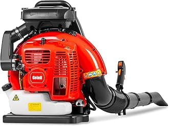 Professional Gas Powered Backpack Leaf Blower – 2-Stroke High-Performance 63CC/665 CFM Blower System with Comfort Design for Complete Property Maintenance (GB659 PRO)