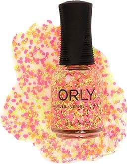 Neon Nail Polish Colors for Summer | Bright Shades and a Confetti Topper for Summer Neon Nails | 0.6fl oz (Bikini Bottoms, 0.6 fl oz)