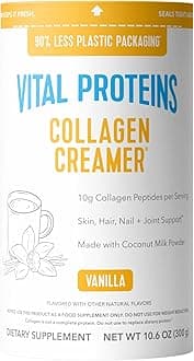 Vital Proteins Collagen Coffee Creamers - No Dairy, Low Sugar, Powdered (Vanilla) : Vanilla