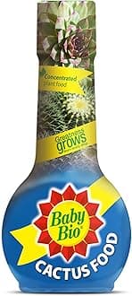 Cactus Food, 175ml - Liquid Concentrate Fertiliser - Specially formulated for Cacti - Healthy Growth and Vibrant Flowering - Strengthens Plant Spines for Added Resilience - Makes up to 70L